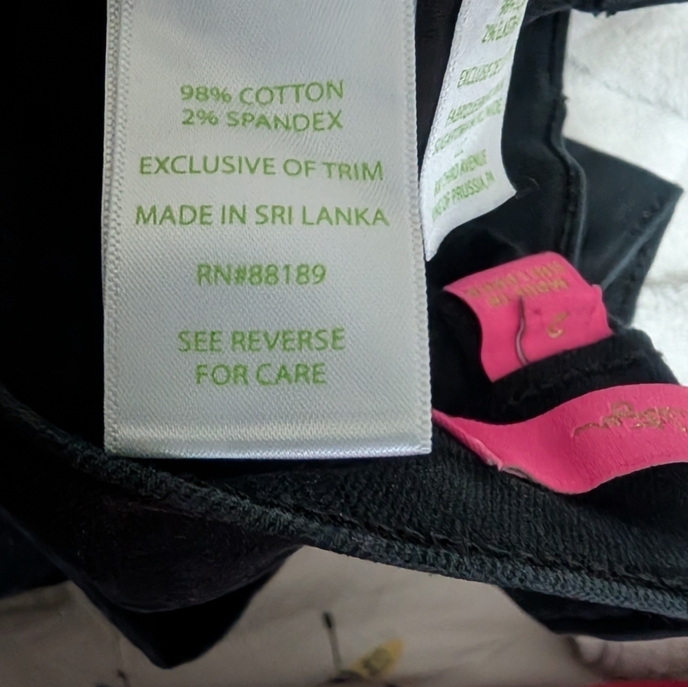 Lily Pultizer Classic Black Women's Jeans Size Small - Picture 7 of 8